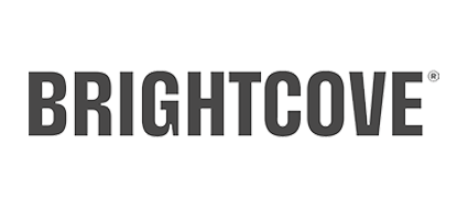 text logo for Brightcove